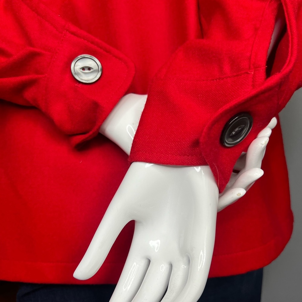 Pendleton : Red Virgin Wool Shacket - image 7